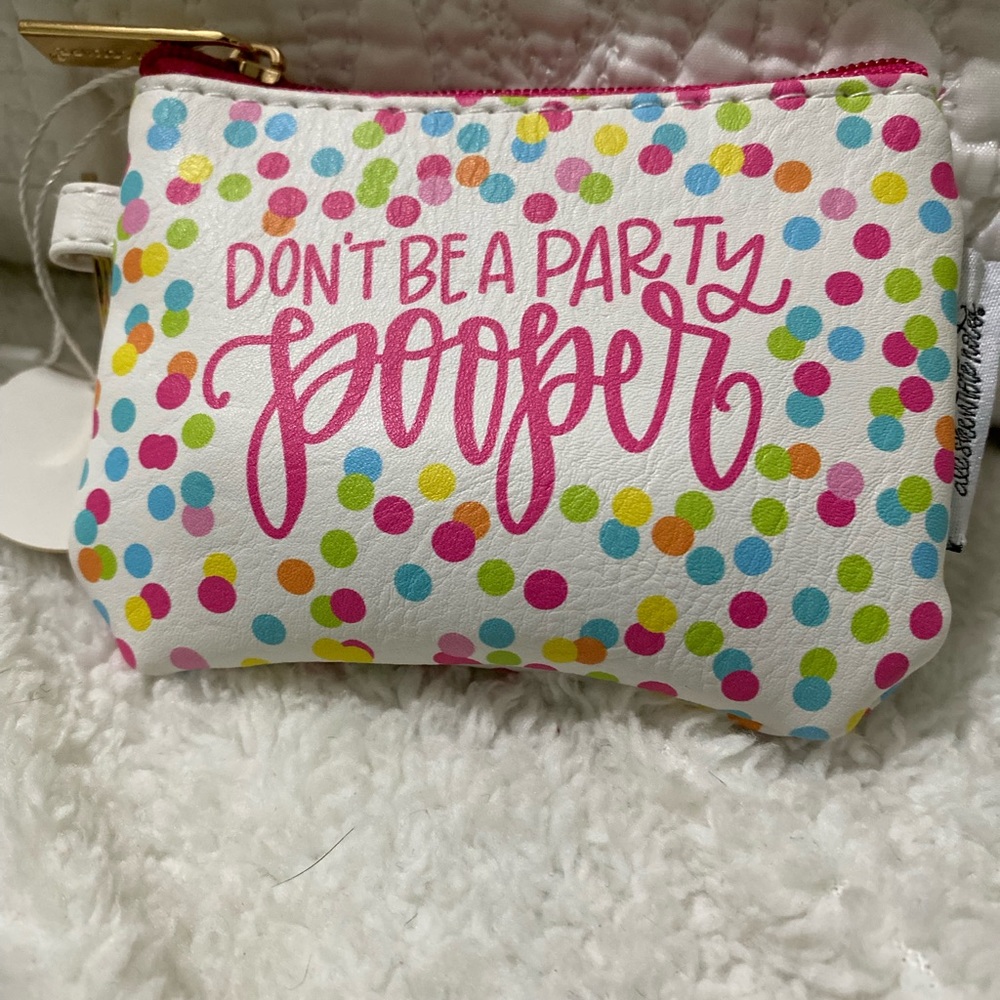 Mary Square Dot Pet Party Pooper Bag Holder color Multi size Sm & plastic bag